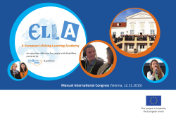 manual International congress (Vienna, 12.11.2015)