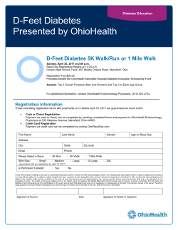D-Feet Diabetes Presented by OhioHealth