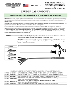 bruder laparoscopy - Spectrum Surgical