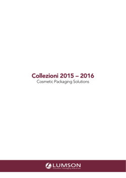 Collezioni 2015 – 2016