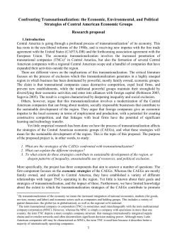 Confronting Transnationalization: the Economic, Environmental