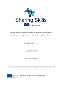 national report - Sharing Skills