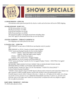 show specials