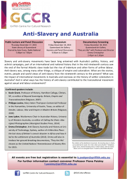 Anti-Slavery and Australia