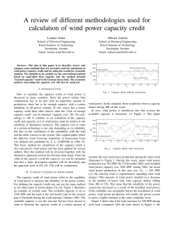 A review of different methodologies used for calculation of