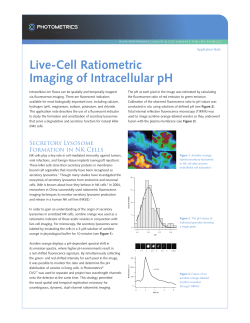 Live-Cell Ratiometric Imaging of Intracellular pH