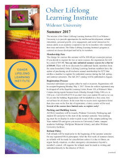 Osher Lifelong Learning Institute