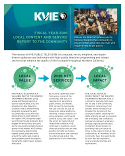 FY16 Local Content and Service Report to the Community