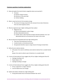 Common questions involving explanations