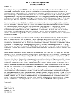 Elizabeth Donley testimony - Oregon Legislative Information System