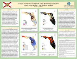 Analysis of Sinkhole Development in the Floridan Aquifer System