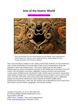 Arts of the Islamic World