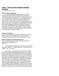 Essay on Race-2 - CRG Recordings