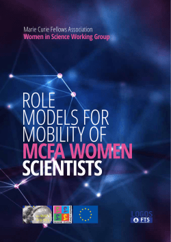 Marie Curie Fellows Association Women in Science Working Group