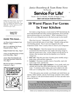 Service For Life! - Janice Rosenberg Team > Home