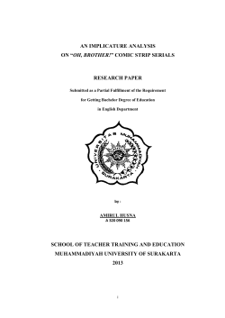 AN IMPLICATURE ANALYSIS ON &ldquo;OH, BROTHER!&rdquo; COMIC STRIP