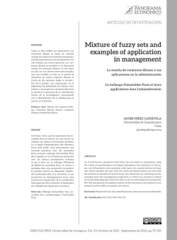 Mixture of fuzzy sets and examples of application in management