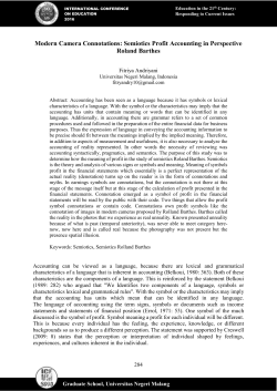 Modern Camera Connotations: Semiotics Profit Accounting in