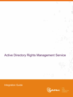 Active Directory Rights Management Service Integration
