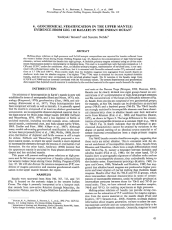 6. Geochemical Stratification in the Upper Mantle