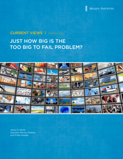 just how big is the too big to fail problem?