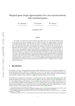 Marginal queue length approximations for a two