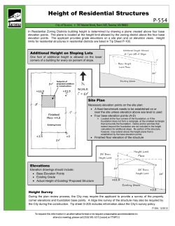 Height of Residential Structures