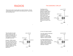 Sending and Receiving Radio Circuits