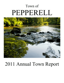 2011 - Town of Pepperell
