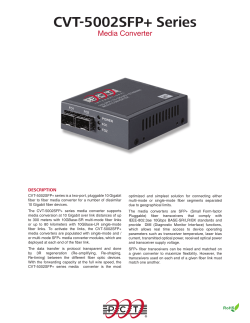 CVT-5002SFP+ Series