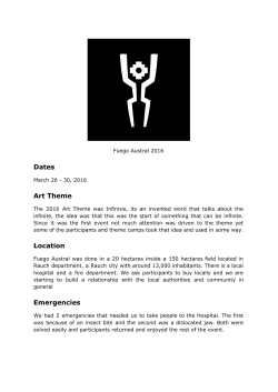 Dates Art Theme Location Emergencies