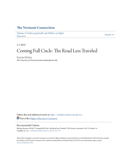 Coming Full Circle: The Road Less Traveled