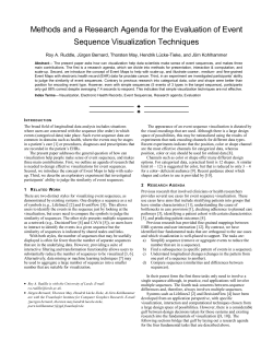 Methods and a Research Agenda for the Evaluation of Event