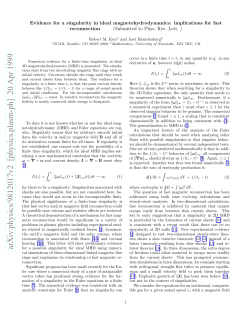 Evidence for a singularity in ideal magnetohydrodynamics