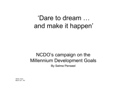 Dare to dream &hellip; and make it happen
