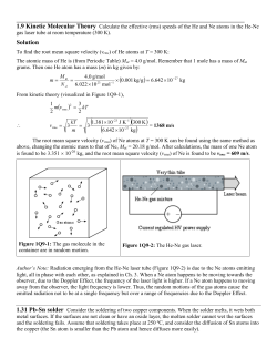 Solution for Assignment #2