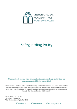 Safeguarding Policy - William Lovell Academy