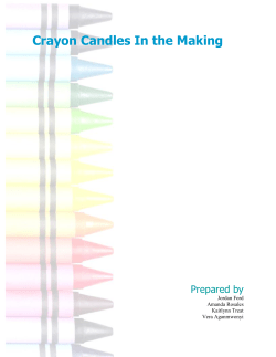 Crayon Candles In the Making