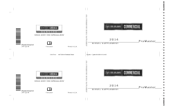 2014 RAM ProMaster Diesel Supplement