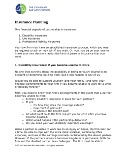 Insurance Planning - Canadian Bar Association
