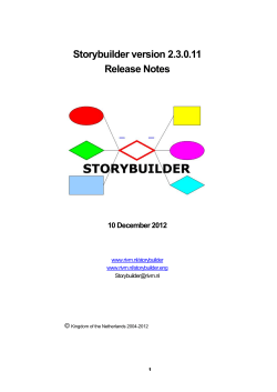 Storybuilder Lite 2.3.0.11 Release Notes