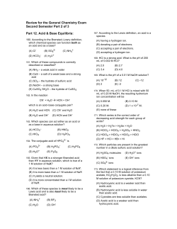 Chm 205 Part 2 - Mattson Creighton