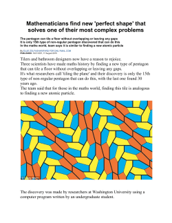 Mathematicians find new `perfect shape` that solves one of their most