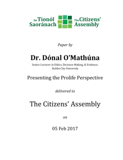 here - the Citizens` Assembly