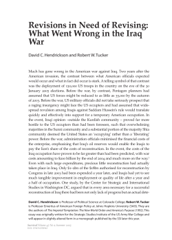 Revisions in Need of Revising