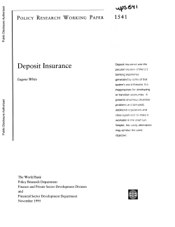 Deposit Insurance