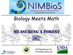 Biology Meets Math
