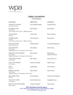 erika hampson - Worldwide Production Agency