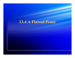 13.4 A Flawed Peace