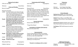 Communing with The Spirit Lord, I Need You Congregation Offertory